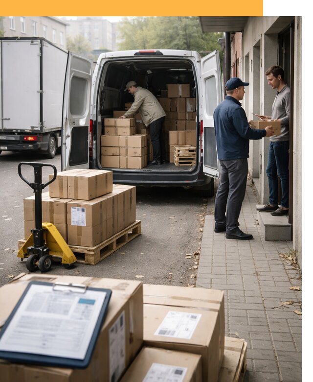 Доставка грузов от двери до двери с таможней от 46422 руб.