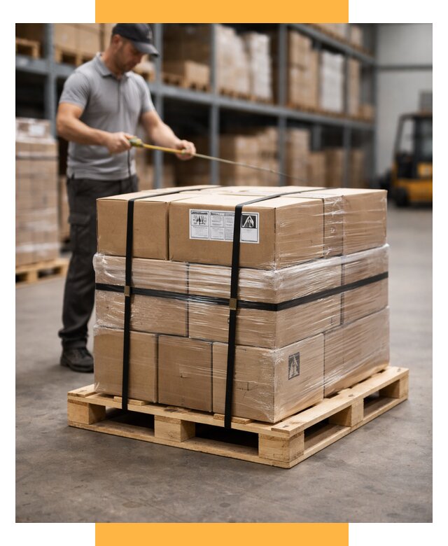 Упаковка и паллетирование грузов от 3611 р. | СетСервис-Сно