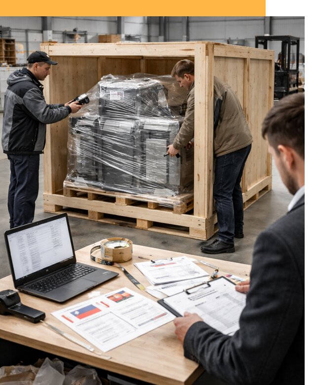 Доставка промышленного оборудования из США от 67054 руб