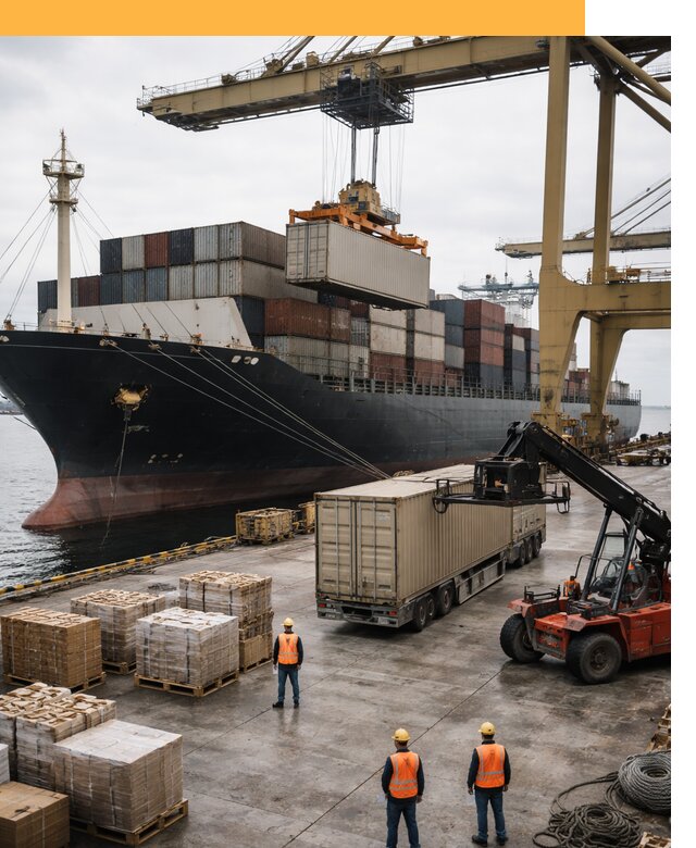 Морские перевозки из Индии: доставка FCL/LCL, таможня от 123792