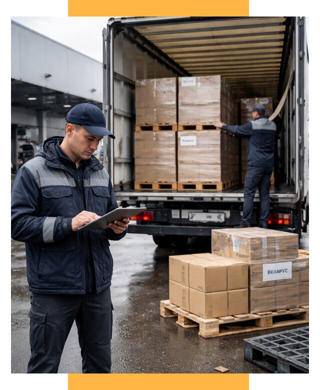 Доставка грузов из Беларуси от 15474 р. логистика СетСервис-Сно