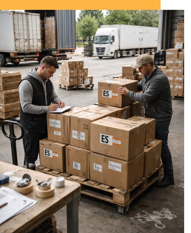 Доставка грузов в Испанию автотранспортом от 36106 руб