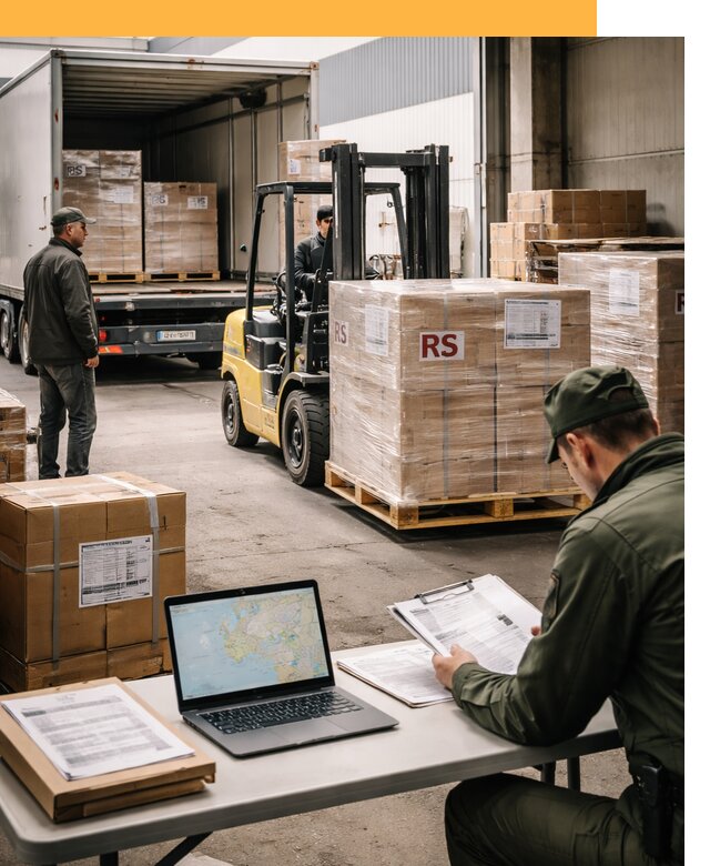 Доставка грузов в Сербию от 46422 руб, международные перевозки