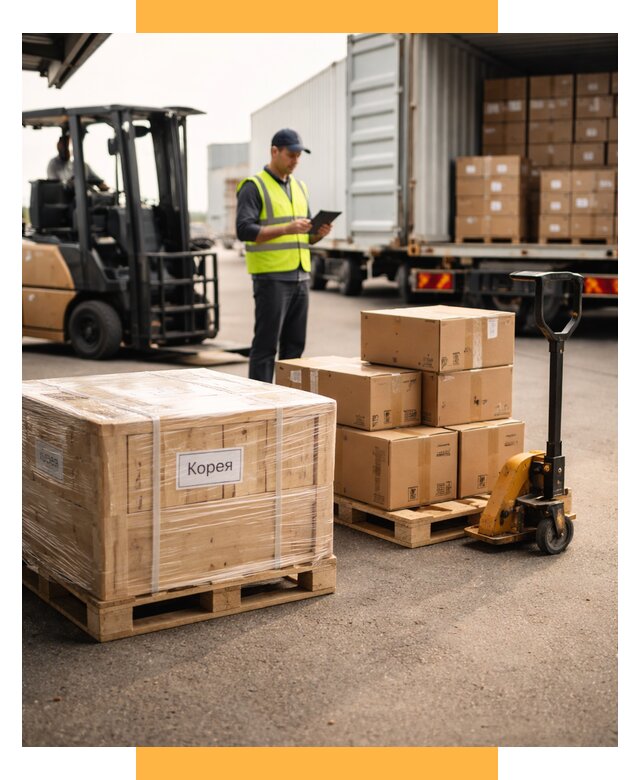 Доставка грузов в Корею из России от 36106 р. | СетСервис-Сно