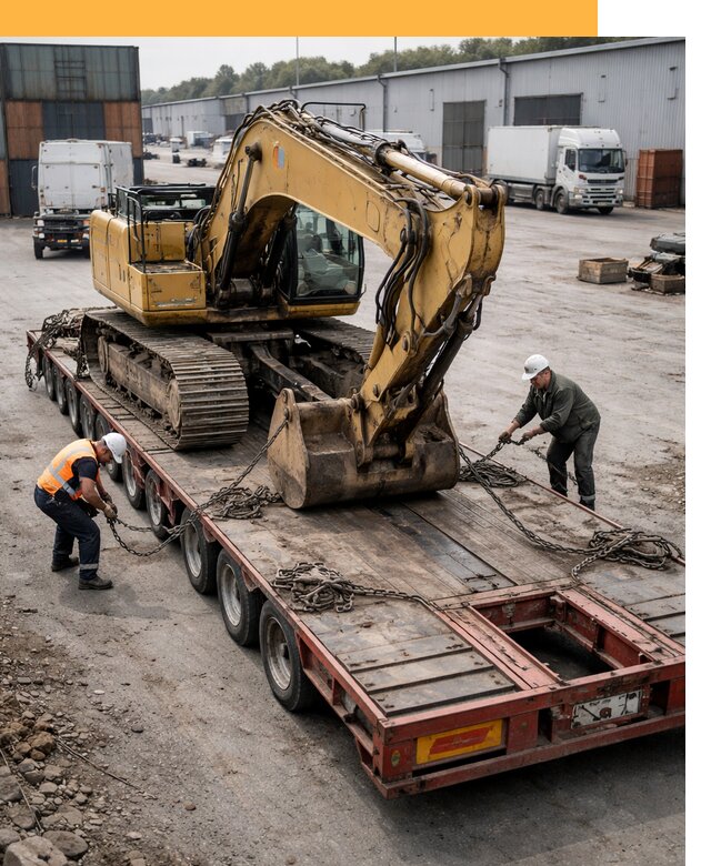 Перевозка спецтехники по России и миру от 46422 руб