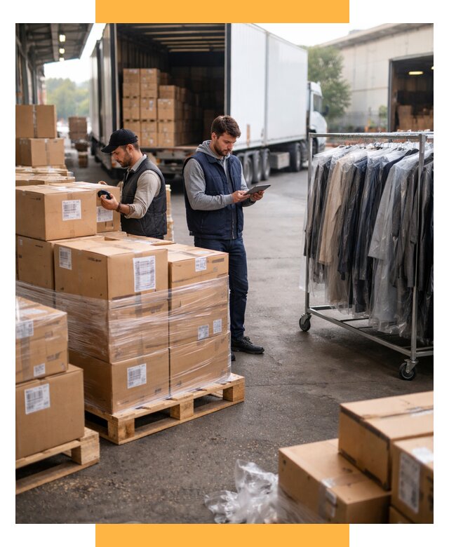 Перевозка и доставка одежды из Китая от 7737 р., СетСервис-Сно