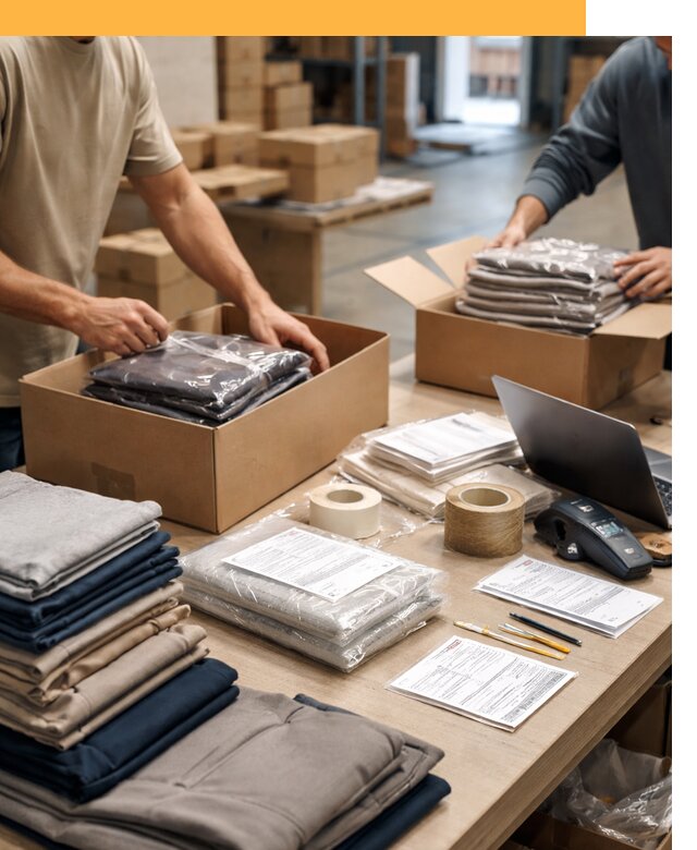 Перевозка одежды по миру от 7737 руб. с таможенным оформлением