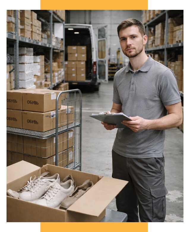 Доставка обуви из Китая и Турции от 4642 р. СетСервис-Сно