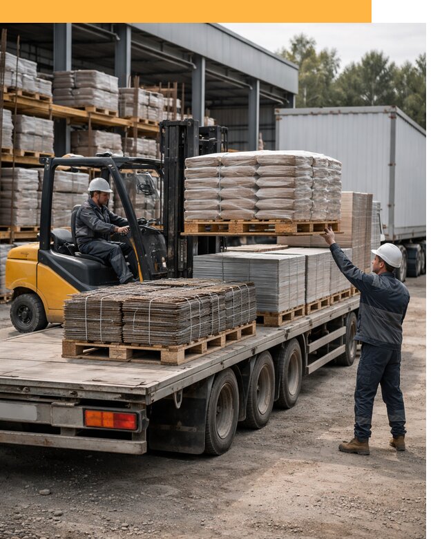 Перевозка строительных материалов по миру от 5674 руб