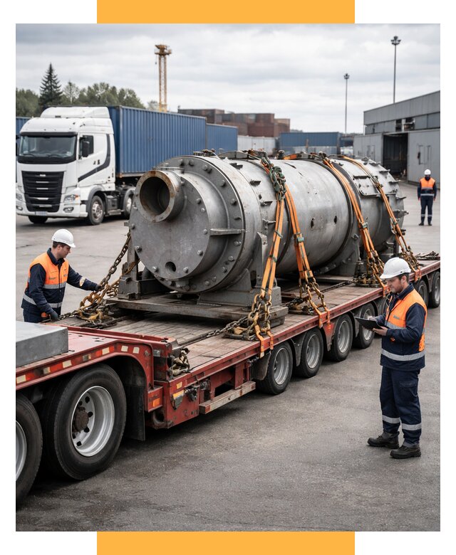 Перевозка тяжеловесных грузов под ключ от 154740 р. | СетСервис-Сно