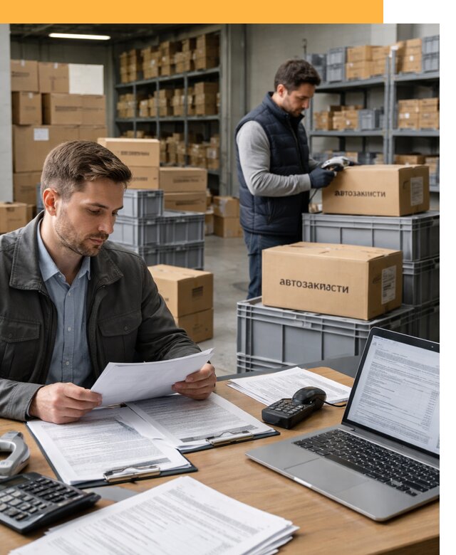 Таможенное оформление автозапчастей по выгодным тарифам от 8769