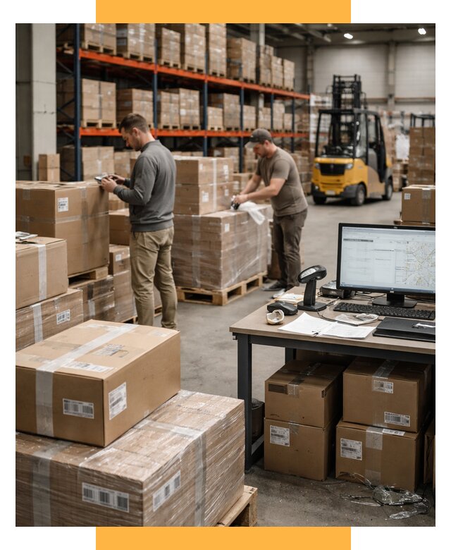 Склад консолидации в Европе от 6705 р., услуги СетСервис-Сно